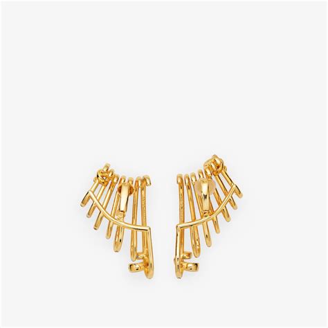 gold fendi ear cuff|Fendi Filo earcuff .